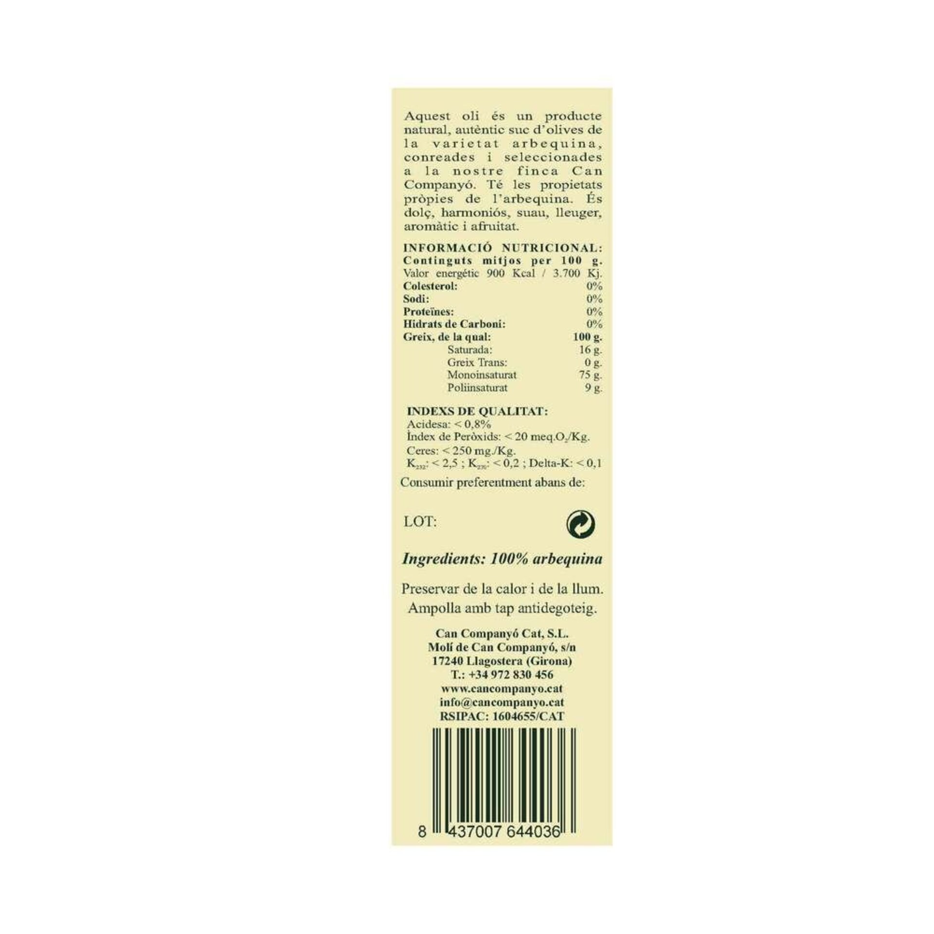 Aceite de Oliva Virgen Extra (500ml) - 3